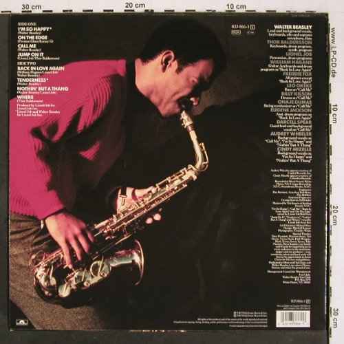Beasley,Walter: Same, Polydor (833 866), D, 1987 Typ: LP Best.-Nr.: V6097 Preis: 6,00 Euro.