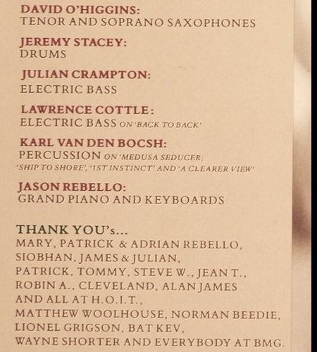 Rebello,Jason: A Clearer View, Novus(PL 74805), D, 1990 - LP - V6290 - 9,00 Euro