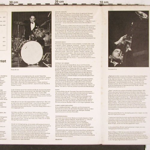 Shiraki Quintet,Hideo +3 Koto Girls: Sakura Sakura, Foc, m /vg+, MPS / BASF(CRM 613), D, 1965 - LP - V6695 - 80,00 Euro