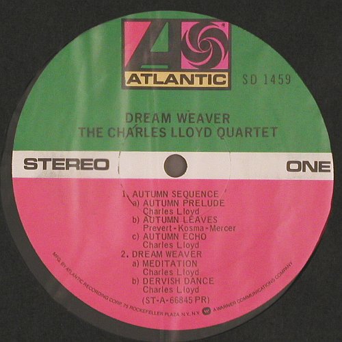 Lloyd Quartet,Charles: Dream Weaver (1966), Atlantic (SD 1459), US, Ri, co, 1975 Typ: LP Best.-Nr.: V6899 Preis: 25,00 Euro.