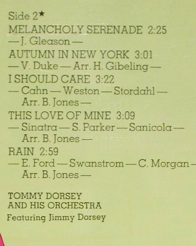 Dorsey,Tommy Orch. &sol; Artie Shaw O.: The Best Of Big Band Music,Foc, CBS (68 273), NL, wol, 1973 Typ: 2LP Best.-Nr.: V6930 Preis: 6,00 Euro.