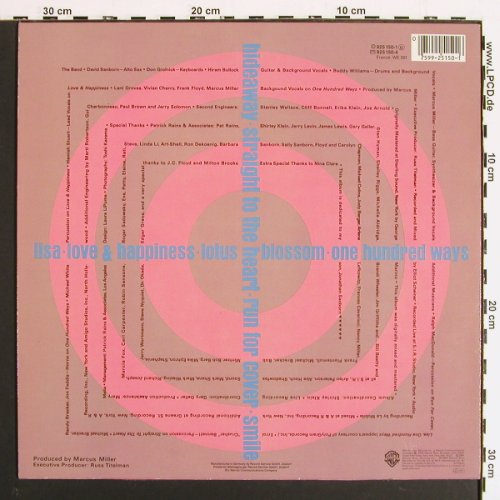 Sanborn,David: Straight To The Heart, WB(925 150-1), D, 1984 - LP - V7207 - 7,50 Euro