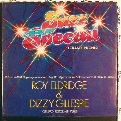 Eldridge,Roy & Dizzy Gillespie: Jazz Special (1954) Booklet-Foc, Jazz Special (328393), I, 1970 Typ: LP Best.-Nr.: V7371 Preis: 9,00 Euro.