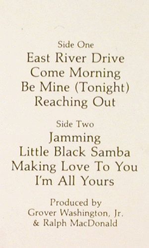 Washington Jr.,Grover: Come Morning, Elektra (ELK K 52 337), D, 1981 Typ: LP Best.-Nr.: V7658 Preis: 7,50 Euro.
