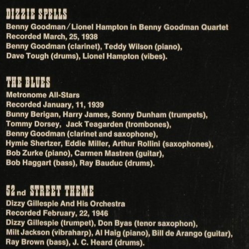 V.A.The Golden Days Of Jazz: Tommy Ladnier...Dizzy Gillespie,Foc, RCA(SRS 557), D, Mono,  - LP - Y636 - 6,00 Euro