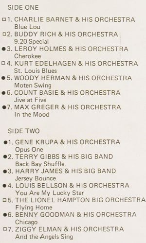 V.A.The Golden Sounds Of Big Bands: Vol.1,Charlie Barnet... Ziggy Elman, Contour(CN 2010), UK,14Tr.,  - LP - Y763 - 5,00 Euro