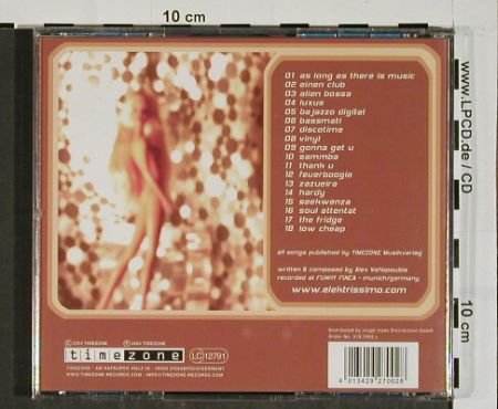 Elektrissimo: As Long As There Is Music, Time Zone (319.7002.2), D, 2004 Typ: CD Best.-Nr.: 84497 Preis: 7,50 Euro.