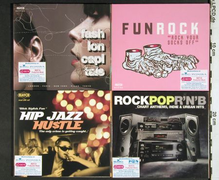 V.A.Library Match: 19CDs from Sound Library(2005-2007), MAT(2x208), EU, Digi Typ: 19CD Best.-Nr.: Z136 Preis: 27,50 Euro.