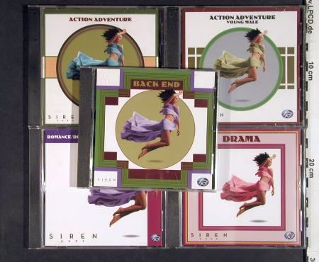 V.A.Library Siren Cubes: 15CD5"  from Music Library, Siren Cubes (SIR 1-15), 2005-2006 Typ: 15CD5" Best.-Nr.: Z137 Preis: 15,00 Euro.