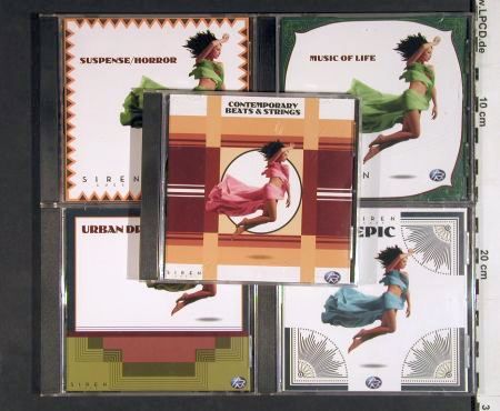 V.A.Library Siren Cubes: 15CD5"  from Music Library, Siren Cubes (SIR 1-15), 2005-2006 Typ: 15CD5" Best.-Nr.: Z137 Preis: 15,00 Euro.