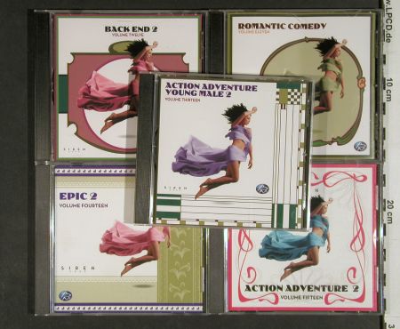 V.A.Library Siren Cubes: 15CD5"  from Music Library, Siren Cubes (SIR 1-15), 2005-2006 Typ: 15CD5" Best.-Nr.: Z137 Preis: 15,00 Euro.
