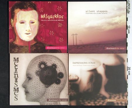 V.A.Library Kosinus Arts: 17 CDs in 2 Schubern,+ 7, 2004-2008, Kosinus Arts (KAR 1001-1017), F, Digi, 2004 Typ: 17CD Best.-Nr.: Z140 Preis: 25,00 Euro.