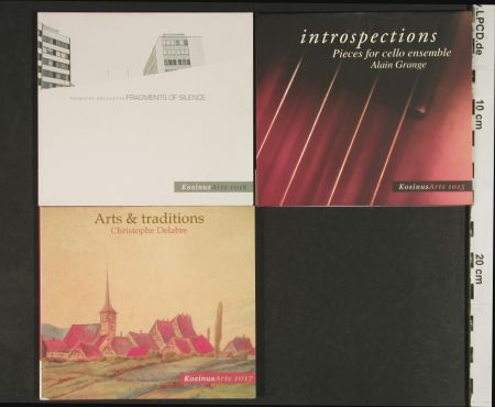 V.A.Library Kosinus Arts: 17 CDs in 2 Schubern,+ 7, 2004-2008, Kosinus Arts (KAR 1001-1017), F, Digi, 2004 Typ: 17CD Best.-Nr.: Z140 Preis: 25,00 Euro.