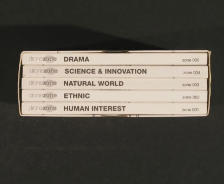 V.A.Library Drone Zone: 5 CDs Music Library, Digi Box, Drone Zone (zone 001-005),  Typ: 5CD Best.-Nr.: Z141 Preis: 10,00 Euro.