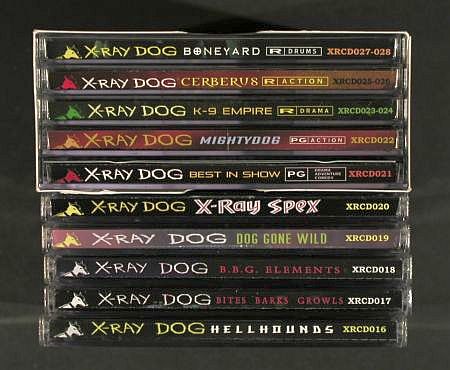 V.A.Library X-Ray Dog Vol.16-28: 13CDs from Library (incl.3x2CD), X-Ray Dog (XRcd016-XRcd028),  Typ: 13CD Best.-Nr.: Z143 Preis: 50,00 Euro.