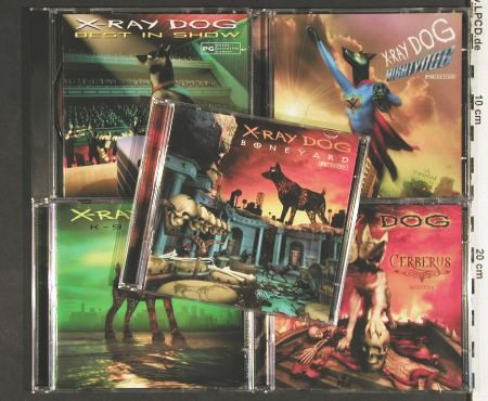 V.A.Library X-Ray Dog Vol.16-28: 13CDs from Library (incl.3x2CD), X-Ray Dog (XRcd016-XRcd028),  Typ: 13CD Best.-Nr.: Z143 Preis: 50,00 Euro.