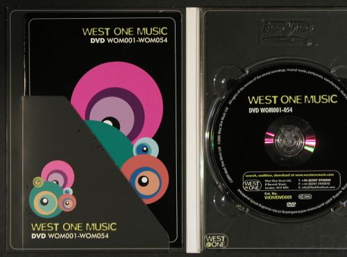 V.A.Library West One Music: 001-054 DVD Sound Library, WOM (WOMDVD001), Booklet, 2005 Typ: DVD Best.-Nr.: Z150 Preis: 25,00 Euro.