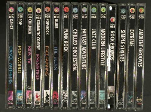 V.A.Library West One Music: 055-069, 15CDs  from Sound Library, WOM (WOM55-WOM69), , 2005 Typ: 15CD Best.-Nr.: Z151 Preis: 22,50 Euro.