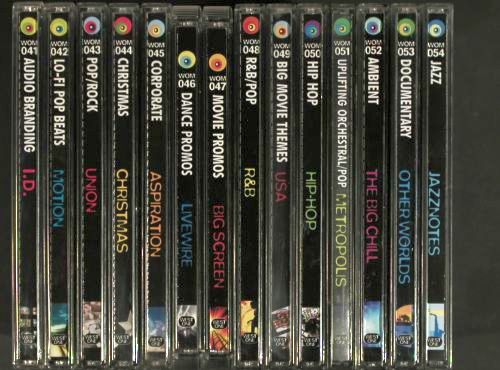 V.A.Library West One Music: 026-054 - 29CDs from Sound Library, WOM (2003-2005) (WOM026-054),  Typ: 29CD Best.-Nr.: Z152 Preis: 45,00 Euro.