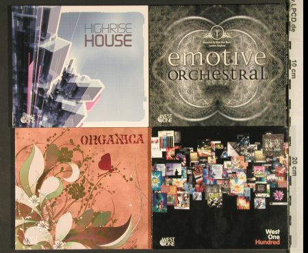 V.A.Library West One Music: 097-100+91,92,6CDs fr.Sound Library, WOM (2005-2006) (WOM097-100+2),  Typ: 6CD Best.-Nr.: Z157 Preis: 10,00 Euro.