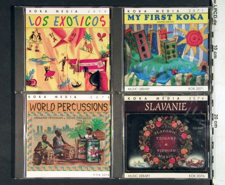 V.A.Library Koka Media: div.v.Nr2065 bis 2099,MusicLibrary, KOKA (1992-1995) (KOK 20**), D,UK Notes Typ: 20CD Best.-Nr.: Z162 Preis: 30,00 Euro.