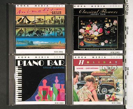 V.A.Library Koka Media: div.v.Nr2065 bis 2099,MusicLibrary, KOKA (1992-1995) (KOK 20**), D,UK Notes Typ: 20CD Best.-Nr.: Z162 Preis: 30,00 Euro.