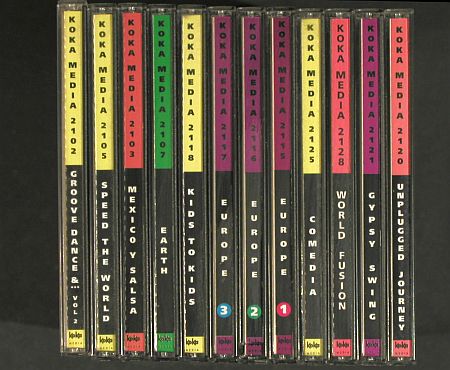 V.A.Library Koka Media: div.v.Nr2102 bis 2167,MusicLibrary, KOKA (1995-1999) (KOK 21**), D,UK Notes Typ: 22CD Best.-Nr.: Z163 Preis: 30,00 Euro.