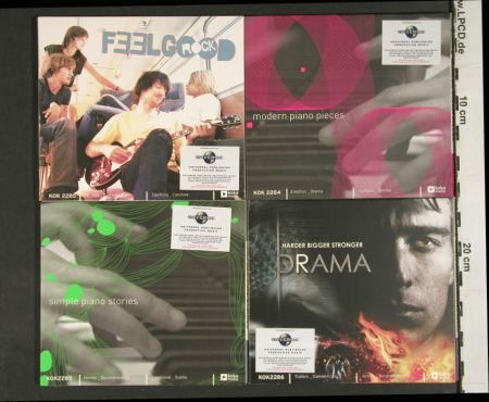 V.A.Library Koka Media: div.v.Nr2277 bis 2291,MusicLibrary, KOKA (KOK 22*), EU,Digi Typ: 12CD Best.-Nr.: Z164 Preis: 18,00 Euro.
