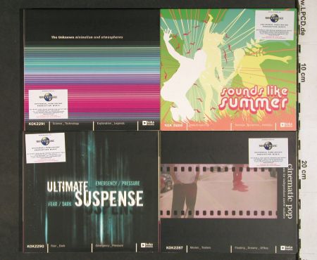 V.A.Library Koka Media: div.v.Nr2277 bis 2291,MusicLibrary, KOKA (KOK 22*), EU,Digi Typ: 12CD Best.-Nr.: Z164 Preis: 18,00 Euro.