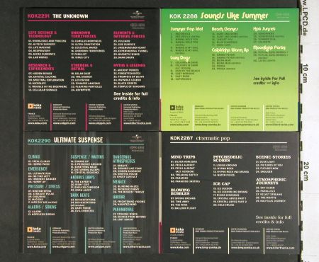 V.A.Library Koka Media: div.v.Nr2277 bis 2291,MusicLibrary, KOKA (KOK 22*), EU,Digi Typ: 12CD Best.-Nr.: Z164 Preis: 18,00 Euro.