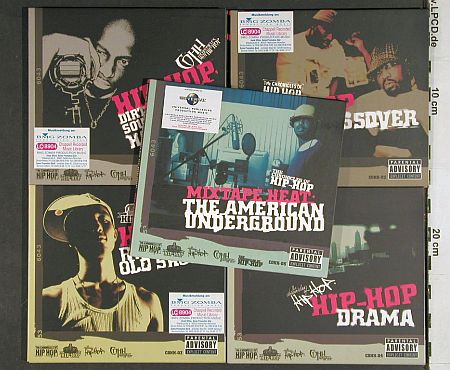 V.A.Library Cronicles of Hip Hop: 5 CDs from Music Library, Digi, Chappel (COHH-01&sol;COHH-05), like new, 2007 Typ: 5CD Best.-Nr.: Z168 Preis: 25,00 Euro.