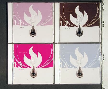 V.A.Library Promos for Pyros: ignite 11-14 from Sound Library, Ignite Music (2006-2007) (11-14), US Typ: 4CD Best.-Nr.: Z169 Preis: 7,50 Euro.