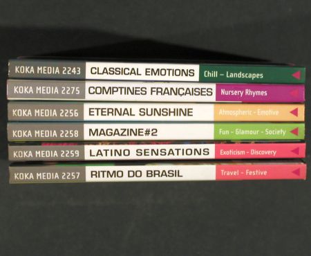 V.A.Library Koka Media: div.v.Nr2256 bis 2259,+2243, 2275, KOKA(KOK 2256-2259+2), EU, Digi, 1985 - 6CD - Z170 - 9,00 Euro