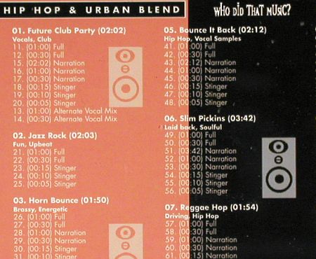 V.A.Library Who Did That Music: 20CDs div vNr.38.1-68.6 aus Library, Who Did...(2000-2007)(TL **.*), US,  - 20CD - Z172 - 30,00 Euro