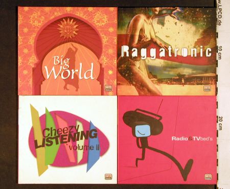 V.A.Library AXS Music: 21 div v. Nr.2053-2099 aus Library, AX's Music (2003-2004)(AXS 20**), F,  - 21CD - Z173 - 27,00 Euro
