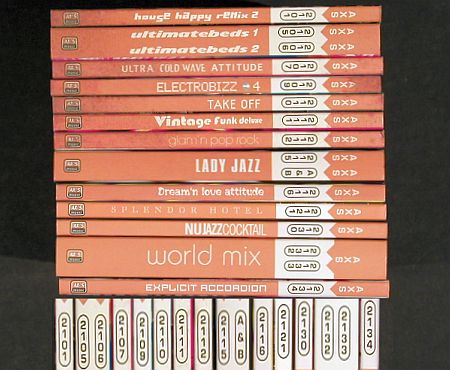 V.A.Library AXS Music: 16 div v. Nr.2101-2134 aus Library, AX's Music (2004-2006)(AXS 21**), F (2*2CDs),  - 16CD - Z174 - 24,00 Euro
