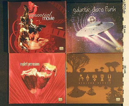 V.A.Library AXS Music: 16 div v. Nr.2137-2161 aus Library, AX's Music (2004-2006)(AXS 21**), F,  - 16CD - Z175 - 24,00 Euro
