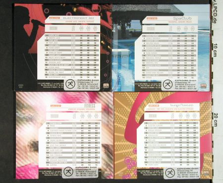V.A.Library AXS Music: 16 div v. Nr.2137-2161 aus Library, AX's Music (2004-2006)(AXS 21**), F,  - 16CD - Z175 - 24,00 Euro