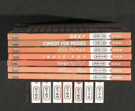 V.A.Library AXS Music: 7CD div v. Nr.2162-2174 aus Library, AX's Music(AXS 21**), F, Digi, 2007 - 7CD - Z176 - 10,00 Euro