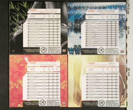 V.A.Library AXS Music: 7CD div v. Nr.2162-2174 aus Library, AX's Music(AXS 21**), F, Digi, 2007 - 7CD - Z176 - 10,00 Euro