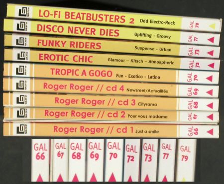V.A.Library Galerie (Koka): 9CDs aus Nr.GAL66-79, fr.Library, Galerie(GAL **), EU, Digi,  - 9CD - Z178 - 13,00 Euro