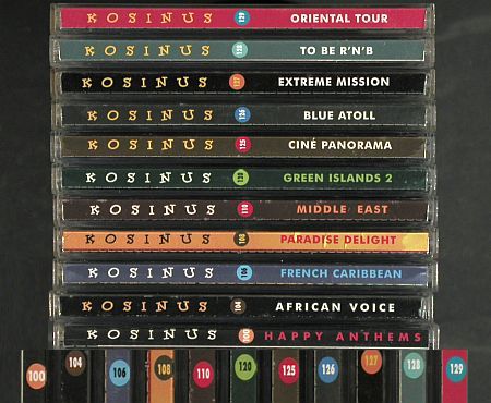 V.A.Library Kosinus: 11CD aus Nr.100-129,fr.SoundLibrary, Kosinus (2002-2004)(KOS ***), F,  - 11CD - Z181 - 16,50 Euro