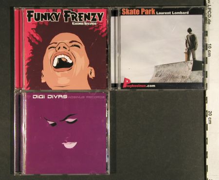 V.A.Library Kosinus: 7 CD aus Nr.150-157,fr.SoundLibrary, Kosinus (2005-2006)(KOS ***), F,  - 7CD - Z184 - 10,50 Euro