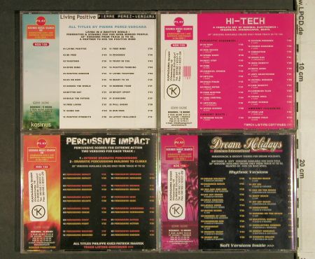 V.A.Library Kosinus: 7 CD aus Nr.150-157,fr.SoundLibrary, Kosinus (2005-2006)(KOS ***), F,  - 7CD - Z184 - 10,50 Euro
