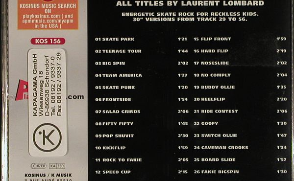 V.A.Library Kosinus: 7 CD aus Nr.150-157,fr.SoundLibrary, Kosinus (2005-2006)(KOS ***), F,  - 7CD - Z184 - 10,50 Euro