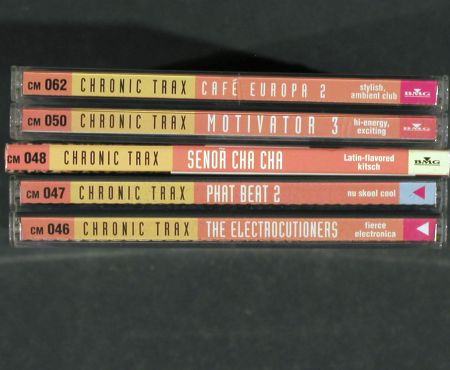 V.A.Library Chronic Trax: Nr.046-048,+2, 5CD fr.Sound Library, Chronic Trax (2003-2006)(CM **), US, 1*Digi,  - 5CD - Z187 - 10,00 Euro