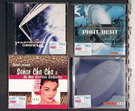 V.A.Library Chronic Trax: Nr.046-048,+2, 5CD fr.Sound Library, Chronic Trax (2003-2006)(CM **), US, 1*Digi,  - 5CD - Z187 - 10,00 Euro