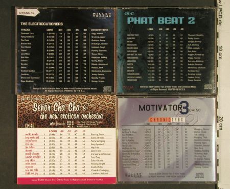 V.A.Library Chronic Trax: Nr.046-048,+2, 5CD fr.Sound Library, Chronic Trax (2003-2006)(CM **), US, 1*Digi,  - 5CD - Z187 - 10,00 Euro