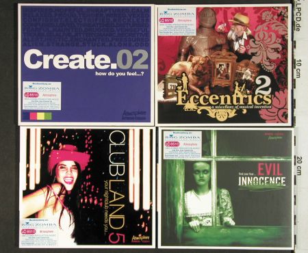 V.A.Library Atmos: 8CDs Nr.205-212, from Library, Atmos(ATMOS CD 2**), A(UK),Digi, 2005 - 8CD - Z189 - 12,00 Euro