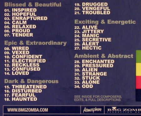 V.A.Library Atmos: 8CDs Nr.205-212, from Library, Atmos(ATMOS CD 2**), A(UK),Digi, 2005 - 8CD - Z189 - 12,00 Euro